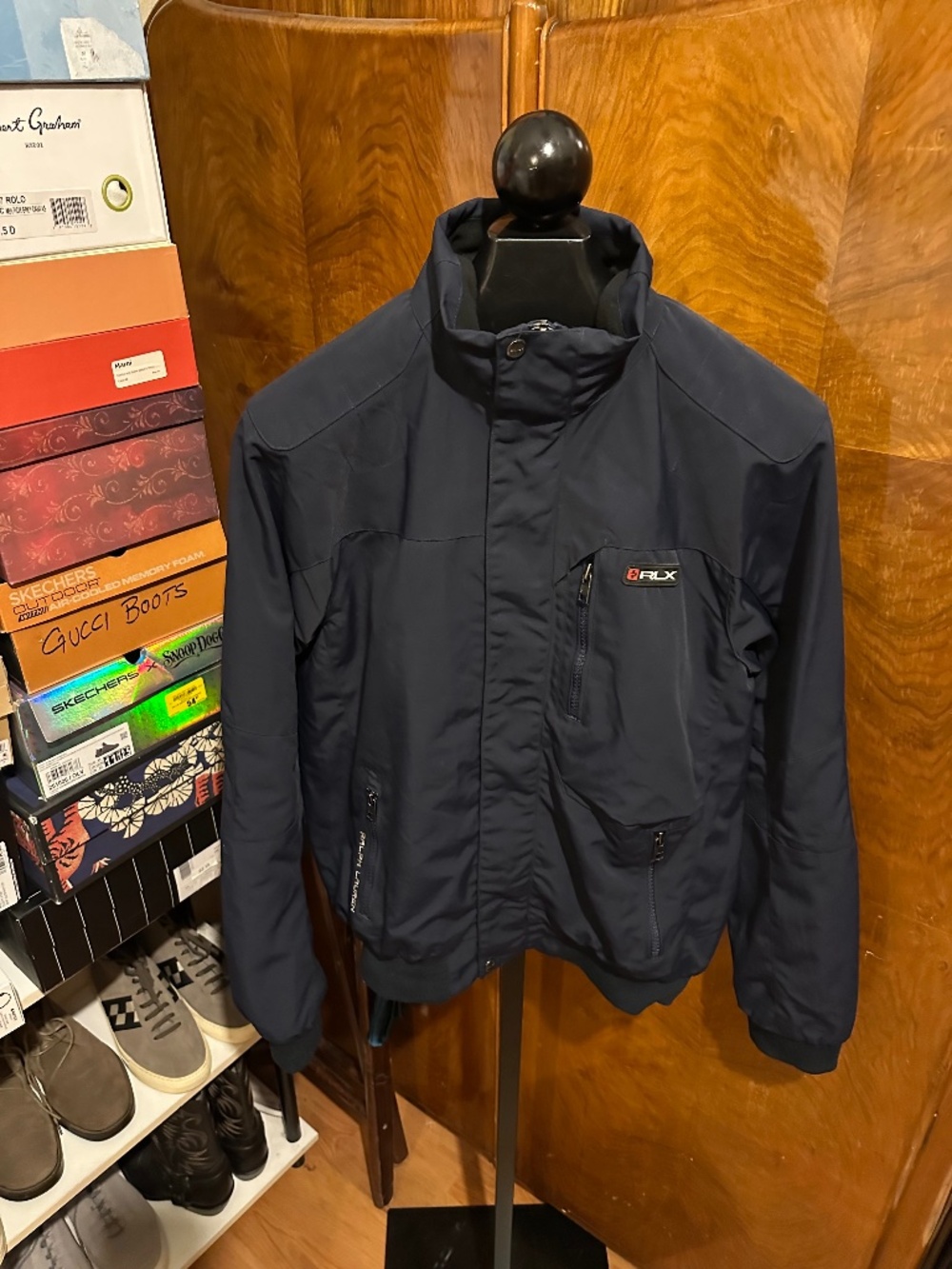 RLX Ralph Lauren Navy Blue Performance Jacket